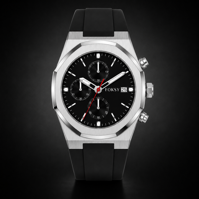 FOKSY™WATCH —Luxury That Speaks Without Words.Designed for Those Who Stand Out. detail view
