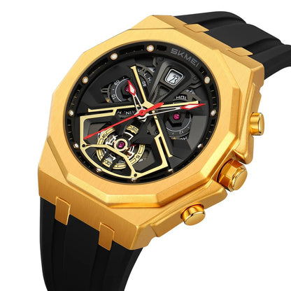 SKMEI™ Prestige Imperial Gold Luxury Timepiece A Masterpiece of Precision, Elegance & Unrivaled Craftsmanship